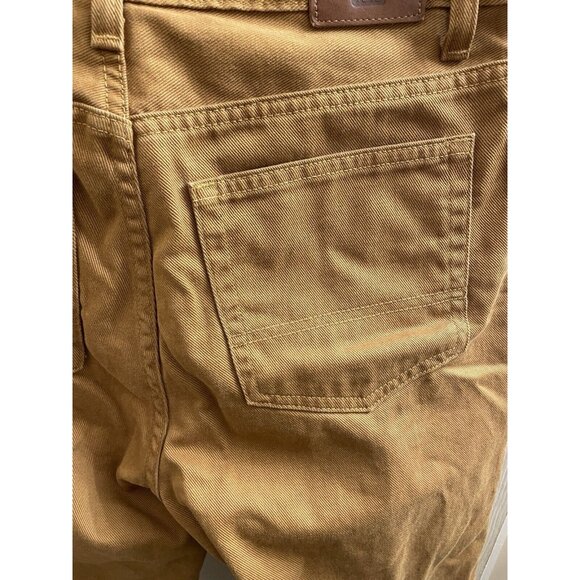 Men’s L.L. Bean Work Jeans Denim Pants Brown Tan Size 32x26  OPG74 Cotton Vtg - Picture 12 of 16